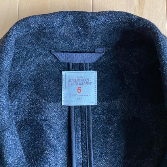 Gap wool-blend polka dot academy blazer - Picture 4 of 5